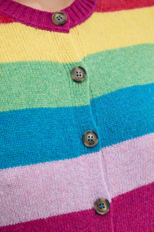 Vuneni kardigan United Colors of Benetton 103ME5014 šarena