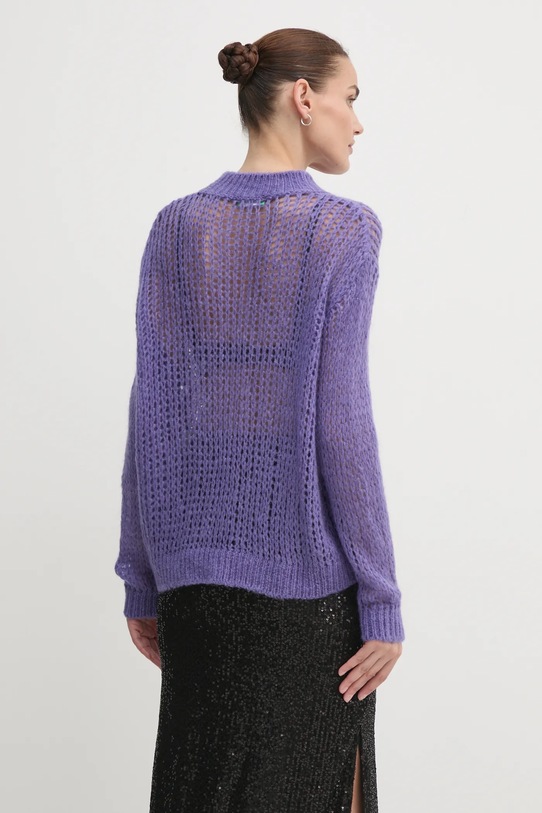 Oblečení Svetr z vlněné směsi United Colors of Benetton 1342D10BN fialová