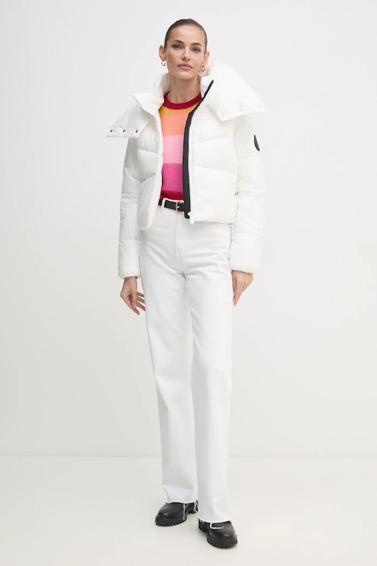 Πουλόβερ με προσθήκη μαλλιού United Colors of Benetton 1026E10BS ροζ NC24