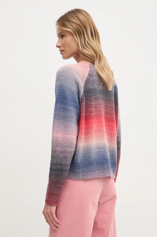 Svetr z vlněné směsi United Colors of Benetton 1050D10C0 růžová NC24