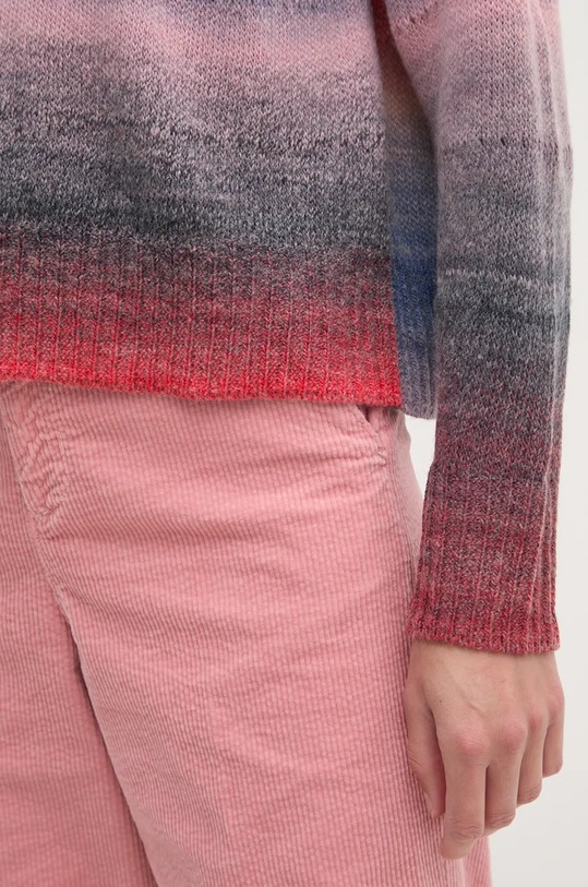 Svetr z vlněné směsi United Colors of Benetton 1050D10C0 růžová