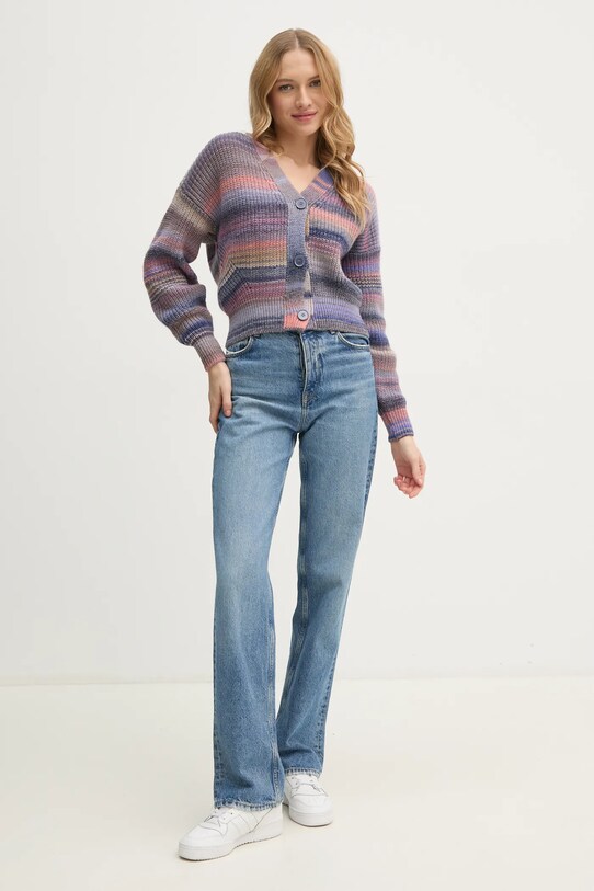 Вълнена жилетка United Colors of Benetton 105CD602R син AW24