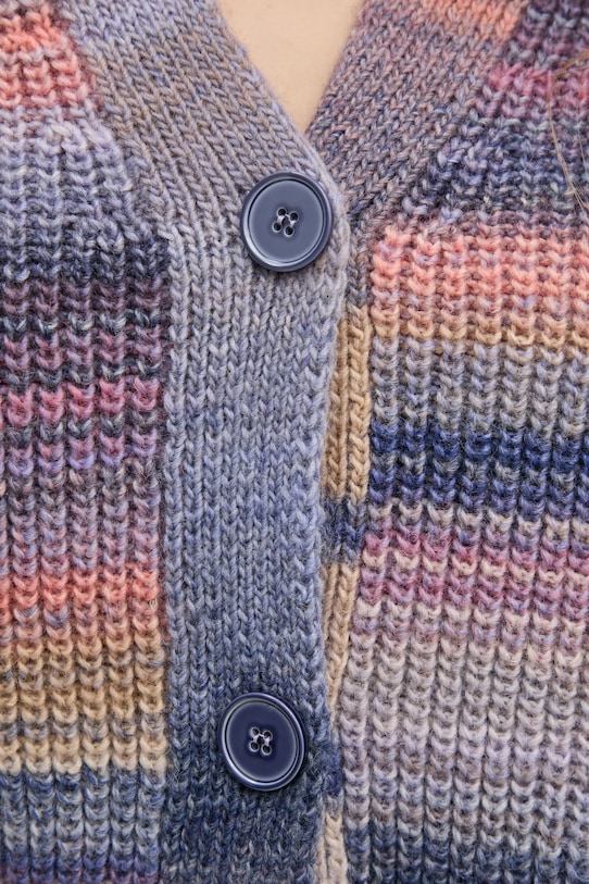 Вълнена жилетка United Colors of Benetton 105CD602R син