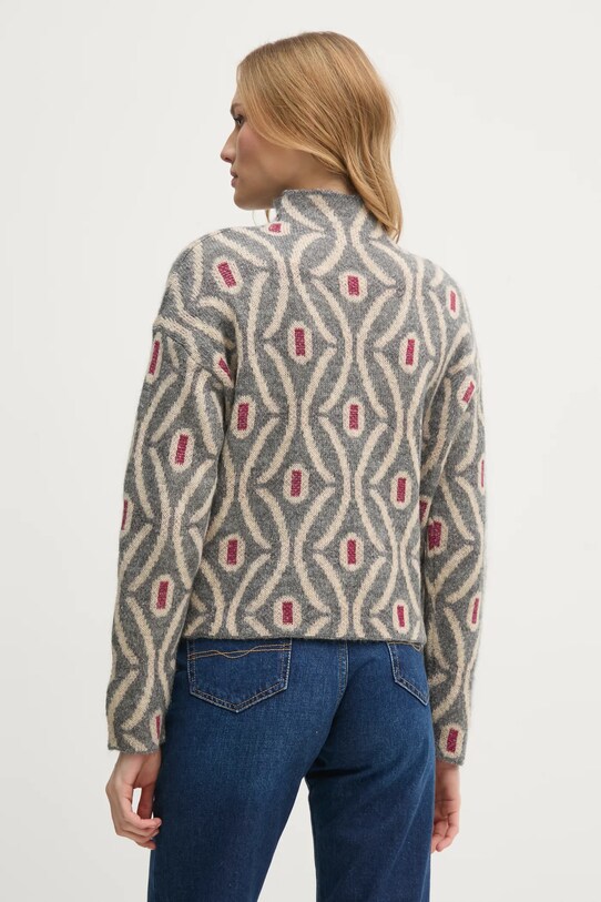 Odzież United Colors of Benetton sweter z domieszką moheru 1142E203I szary