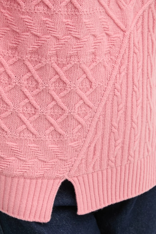 United Colors of Benetton pulover de lana 1444D203L roz