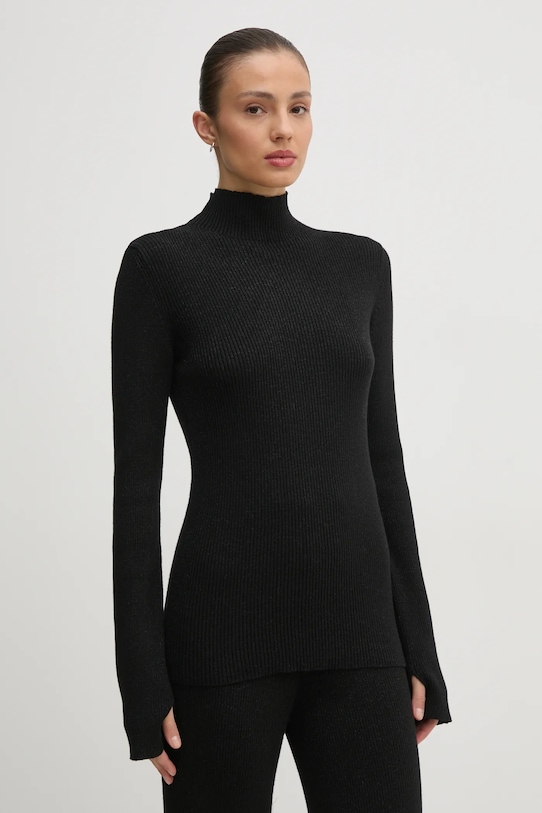 Pulover United Colors of Benetton tanka crna 1194D203F