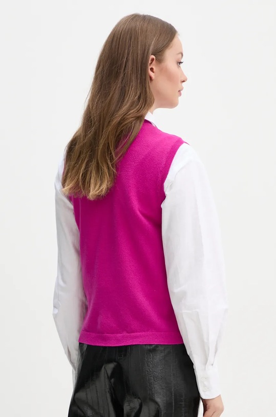 Oblečení Vlněná vesta United Colors of Benetton 1002D10D1 růžová