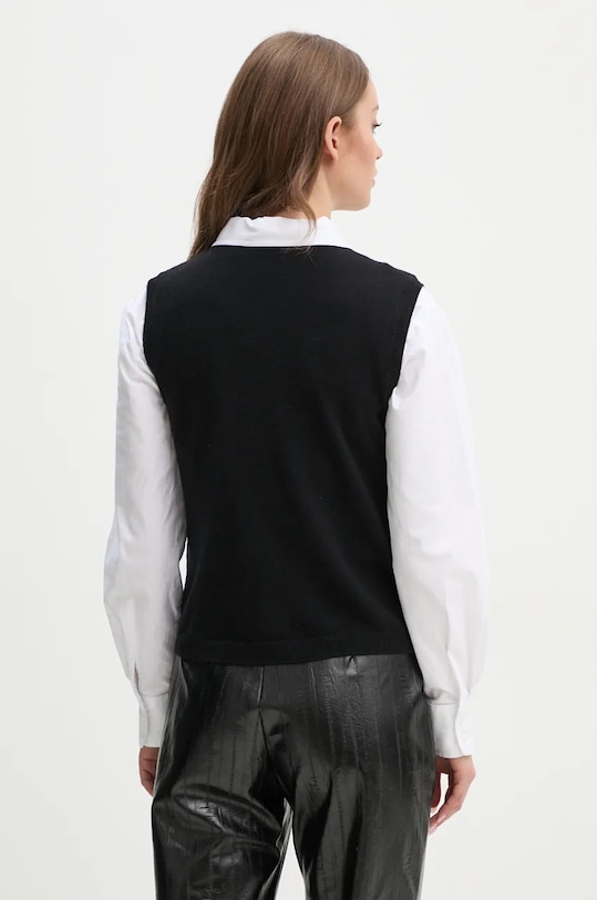Abbigliamento United Colors of Benetton gilè in lana 1002D10D1 nero