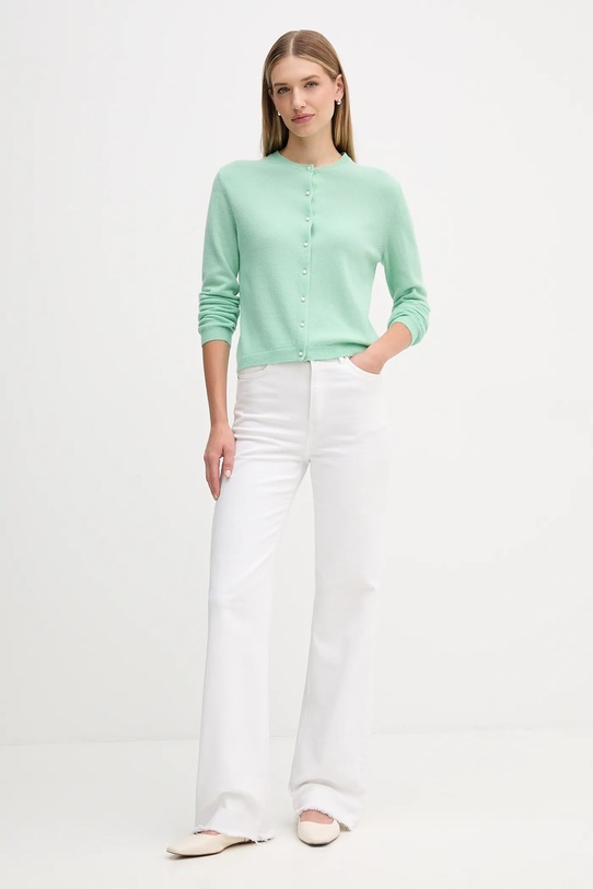 Вълнена жилетка United Colors of Benetton 1002D501U зелен AW25