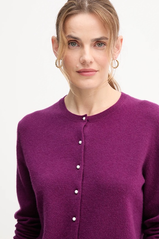 United Colors of Benetton sweter fioletowy 1002D501U