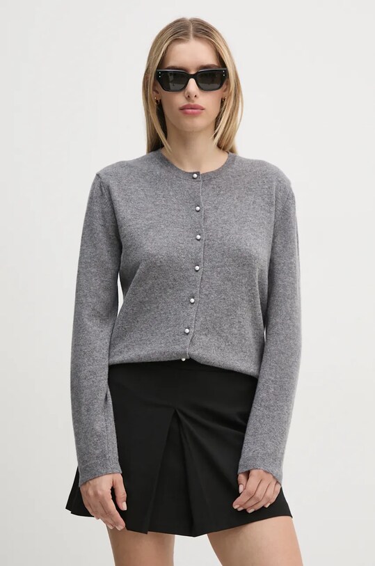 United Colors of Benetton sweter wełna szary 1002D501U