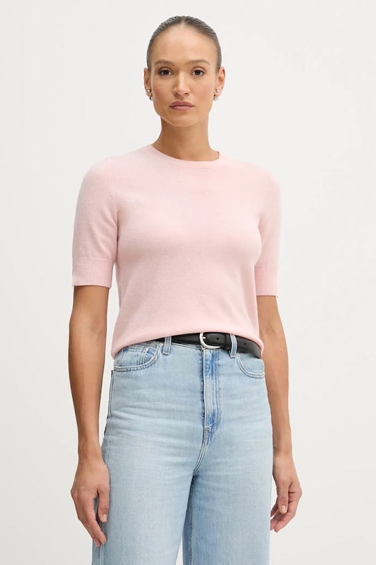 United Colors of Benetton sweter różowy 1002D10D2