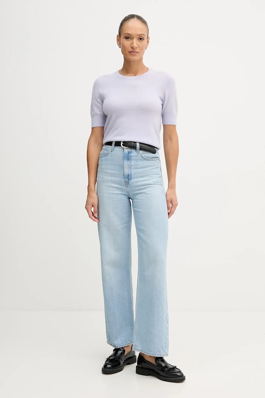 United Colors of Benetton sweter 1002D10D2 fioletowy AW25