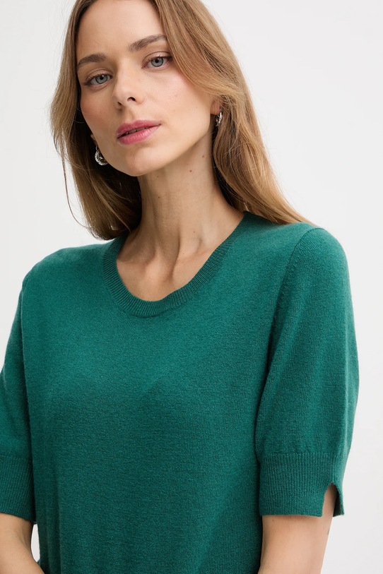 United Colors of Benetton sweter turkusowy 1002D10D2