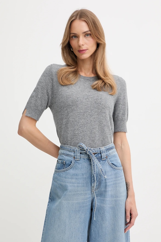 United Colors of Benetton sweter szary 1002D10D2