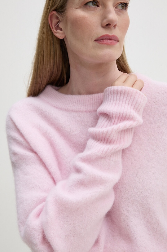 American Vintage gyapjú pulóver rózsaszín VITO18EH24