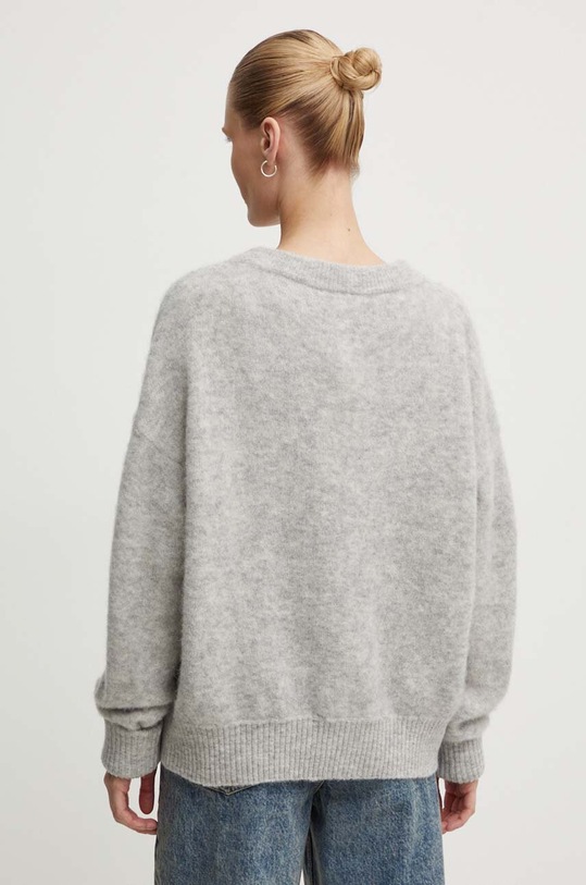 Odzież American Vintage sweter wełniany VITO18EH24 szary