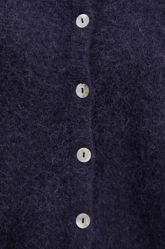 American Vintage cardigan din lana VITO19EH24 violet