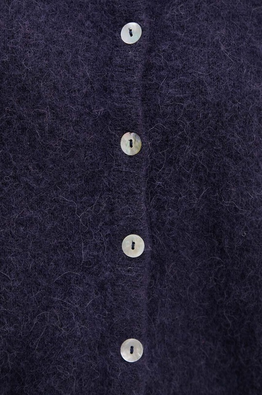 Μάλλινη ζακέτα American Vintage VITO19EH24 μωβ