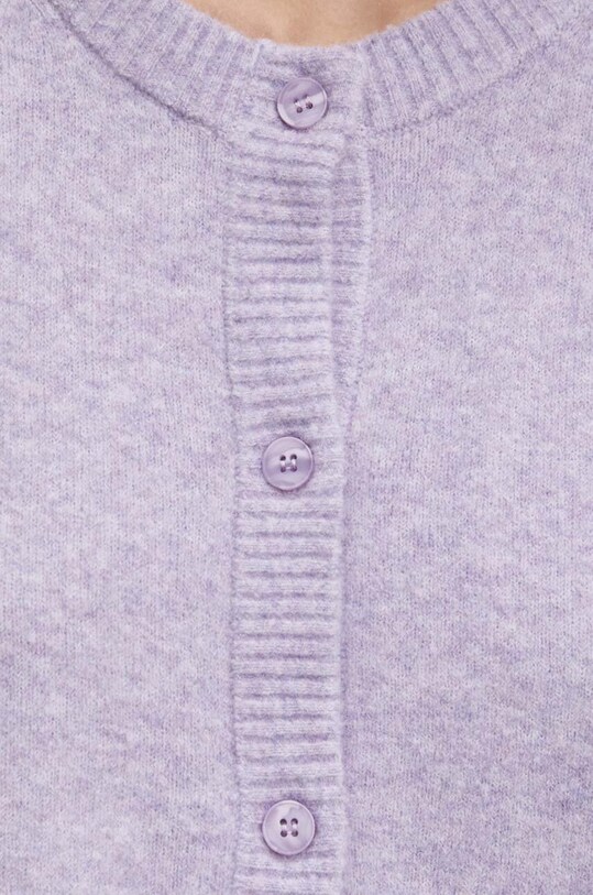 American Vintage cardigan din amestec de lana DAM19EH24 violet