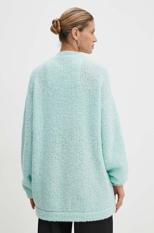 Îmbrăcăminte American Vintage cardigan din lana ZOL19CH24 turcoaz