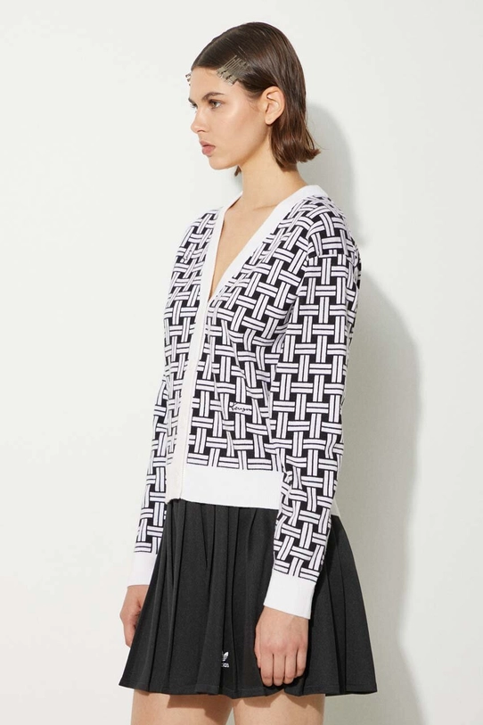 Kenzo cardigan con aggiunta di lana Weave Cardigan bianco FE62CA4723CA.02