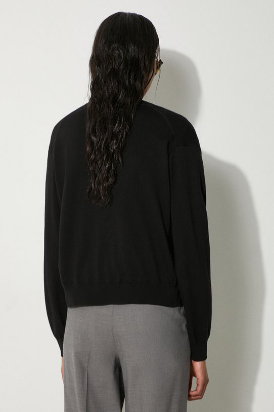 Одяг Бавовняний кардиган Kenzo Rws Boke Crest Crewneck Cardi FE62CA4763LB.99J чорний