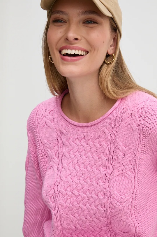 Pepe Jeans sweter INMA różowy PL702172