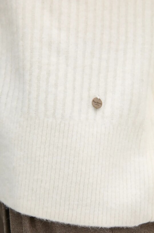 Pepe Jeans cardigan din amestec de lana IRMA CARDIGAN PL702189 bej