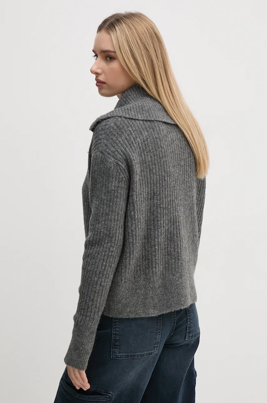 Одяг Кардиган з домішкою вовни Pepe Jeans IRMA CARDIGAN PL702189 сірий