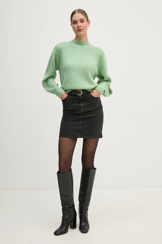 Светр з домішкою вовни Pepe Jeans IRMA PERKINS PL702191 зелений AW24