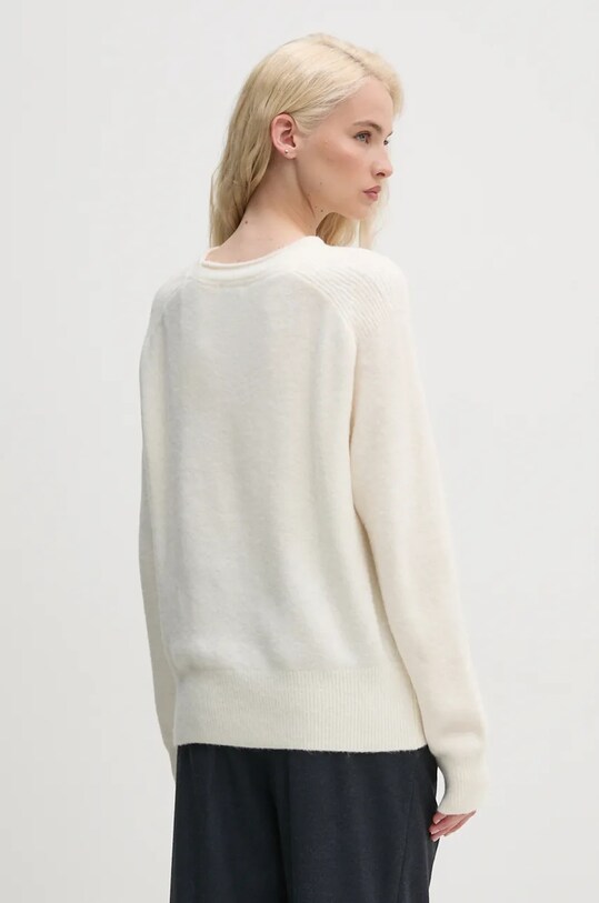 Ruházat Pepe Jeans gyapjúkeverék pulóver IRMA CREW NECK PL702192 bézs