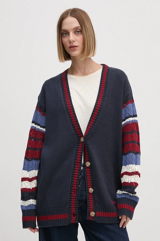 Pepe Jeans kardigan HARPER pozostałe granatowy PL702203