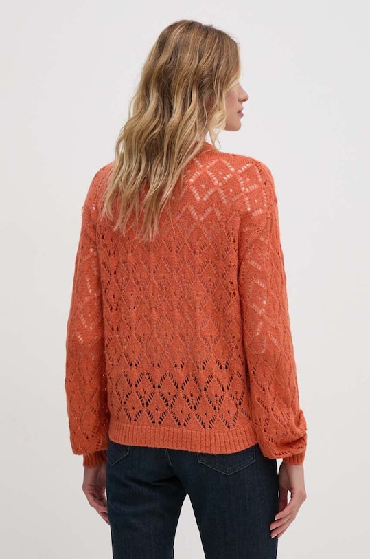 Odzież Pepe Jeans sweter HAILEY CARDIGAN PL702218 pomarańczowy