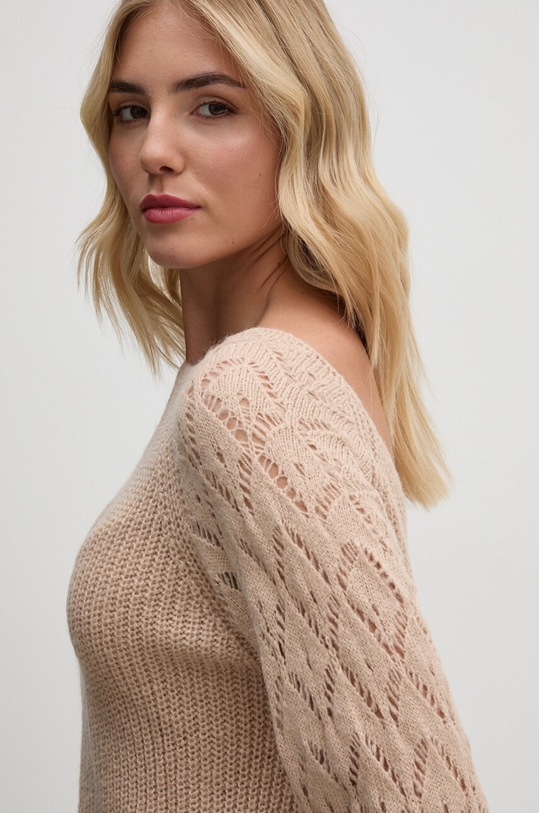 Pepe Jeans sweter HAILEY beżowy PL702219