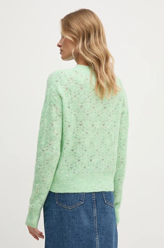 Îmbrăcăminte Pepe Jeans cardigan din amestec de lana HELEN CARDIGAN PL702228 verde