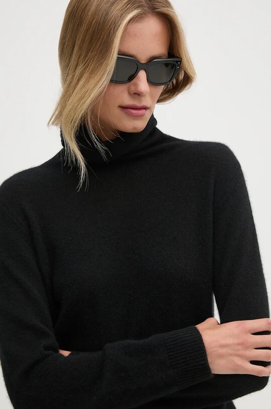 Joop! sweter kaszmirowy wełna czarny 30043675