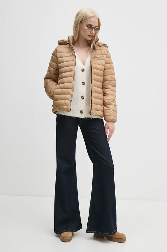 Joop! kardigan wełniany 30043672 beżowy AW24