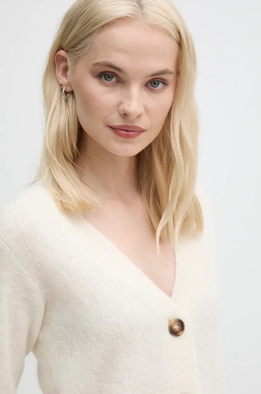 Joop! kardigan wełniany beżowy 30043672