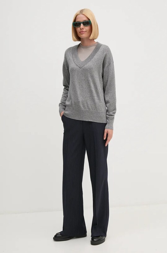 Joop! pulover de lana 30043972 gri AW24