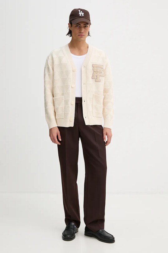 Clothing Filling Pieces cotton cardigan 83016989936 beige
