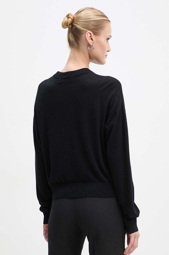 Îmbrăcăminte IRO pulover de mătase WP12LOVA negru