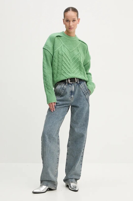 Светр IRO WP12SALENO зелений AW24