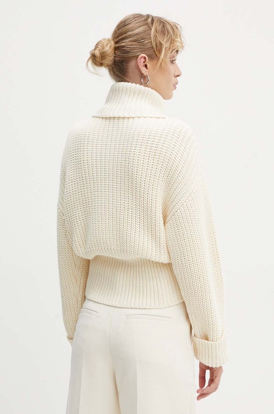 IRO gyapjúkeverék pulóver bézs WP12ROMANE