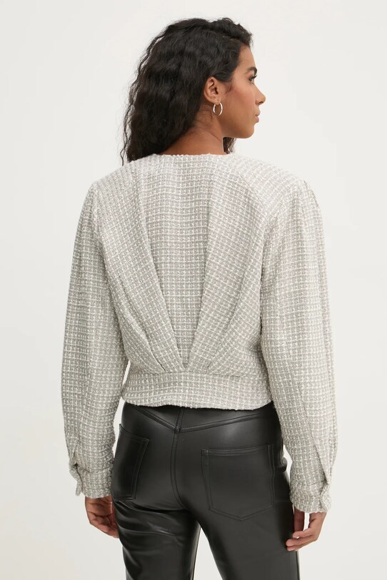 Odzież IRO bluzka z domieszką wełny WM16JILLA beżowy