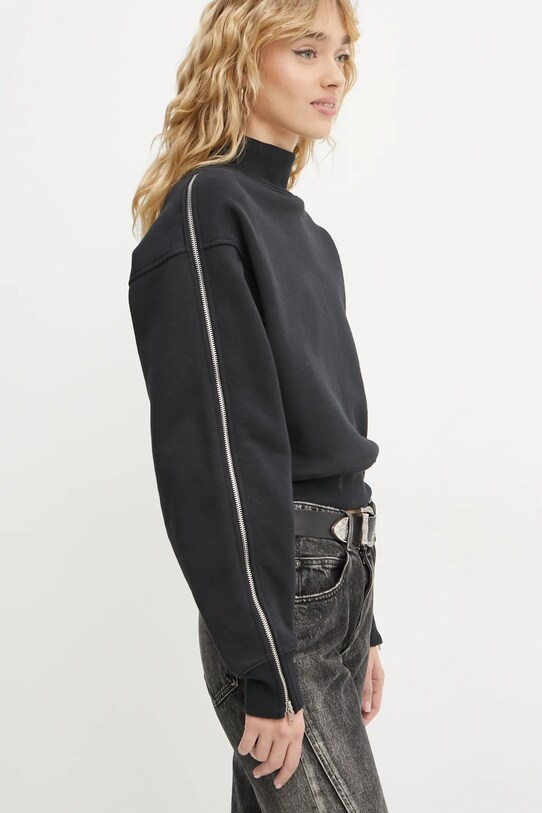 IRO pulóver gyapjú keverékből fekete WM14LASIE