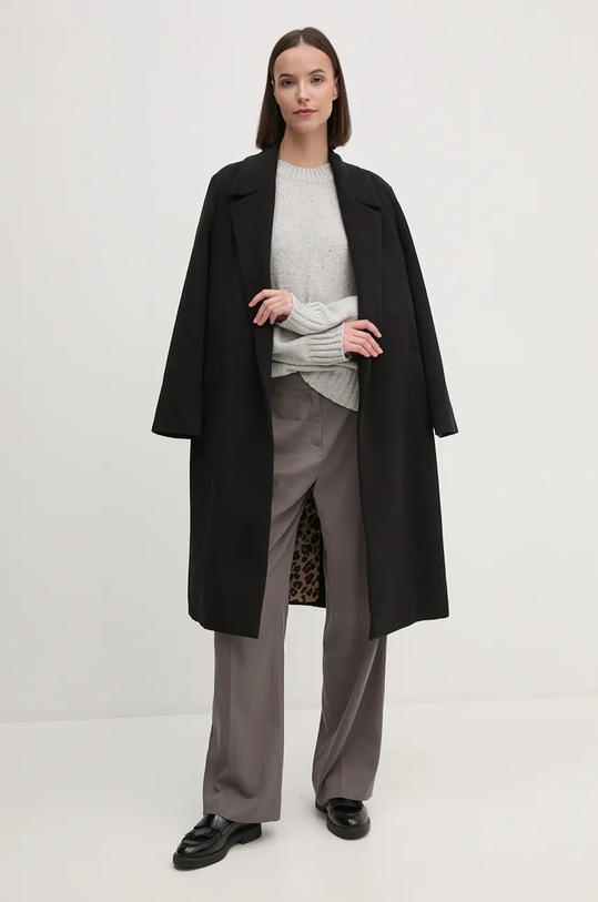 Barbour pulover de lana LKN1569 gri AW24