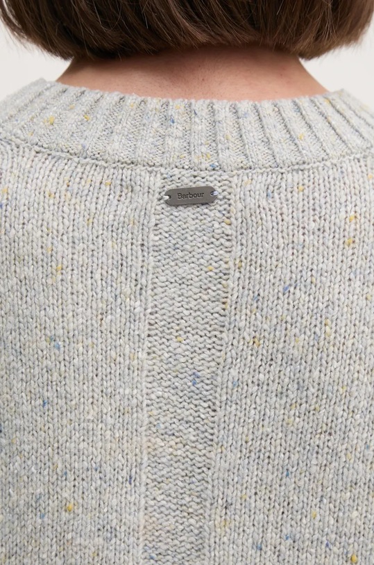 Barbour pulover de lana LKN1569 gri