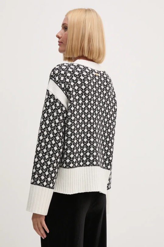 Îmbrăcăminte Barbour pulover din amestec de lână LKN1534 negru