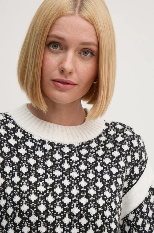 Barbour pulover din amestec de lână negru LKN1534